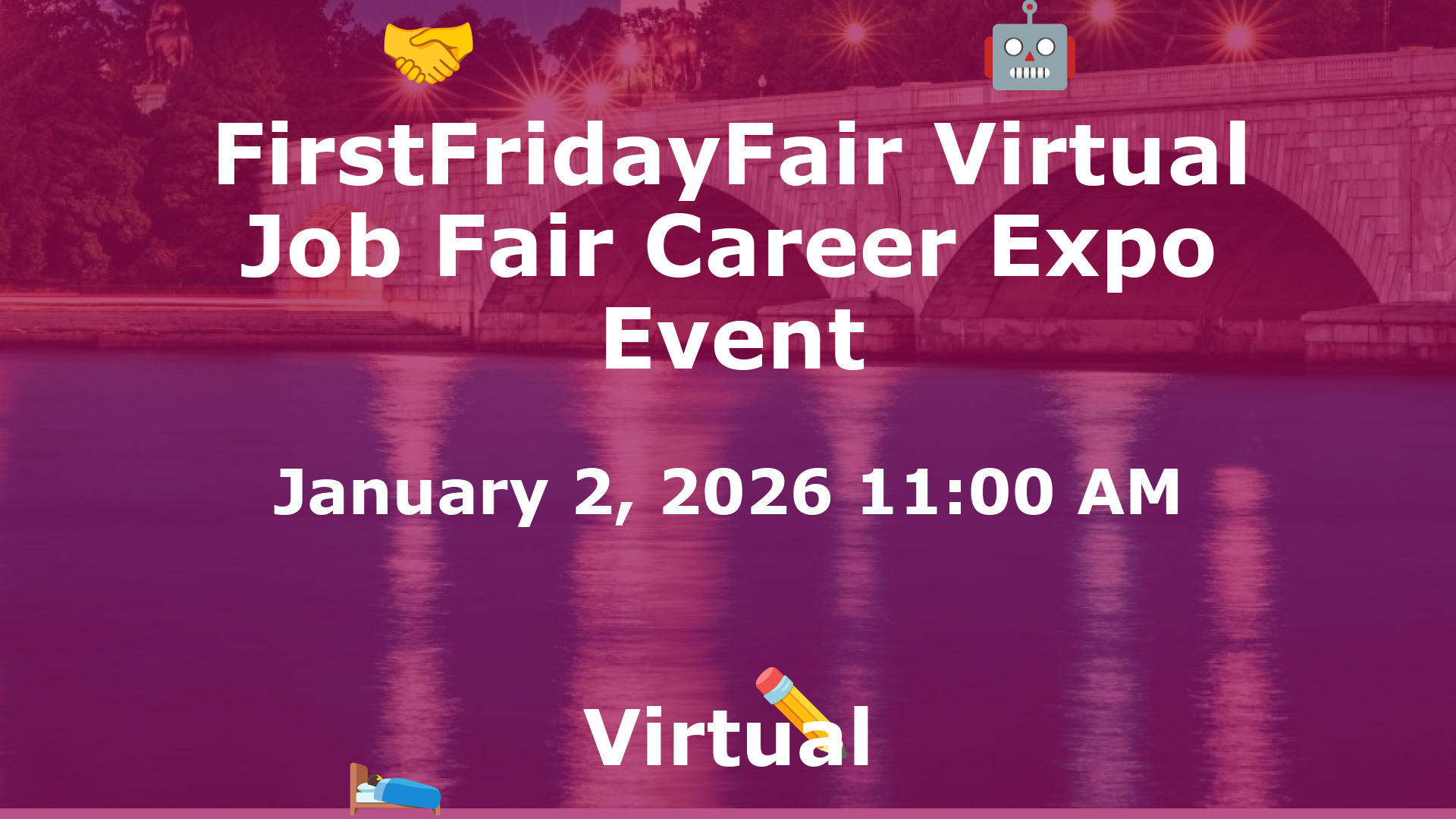 FirstFridayFair Virtual Job Fair Career Expo Event event image